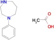 1-phenyl-1,4-diazepane acetate