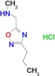 N-methyl-1-(3-propyl-1,2,4-oxadiazol-5-yl)methanamine hydrochloride