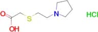 {[2-(1-pyrrolidinyl)ethyl]thio}acetic acid hydrochloride