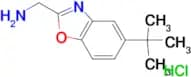 [(5-tert-butyl-1,3-benzoxazol-2-yl)methyl]amine hydrochloride