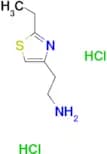 [2-(2-ethyl-1,3-thiazol-4-yl)ethyl]amine dihydrochloride