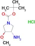 Tert-butyl (3S,4S)-3-amino-4-methoxy-1-pyrrolidinecarboxylate hydrochloride