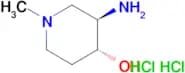 (3R,4R)-3-amino-1-methyl-4-piperidinol dihydrochloride