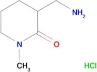 3-(aminomethyl)-1-methyl-2-piperidinone hydrochloride