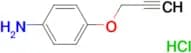 [4-(2-propyn-1-yloxy)phenyl]amine hydrochloride