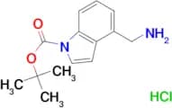 Tert-butyl 4-(aminomethyl)-1H-indole-1-carboxylate hydrochloride