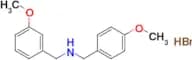 N-(4-methoxybenzyl)-1-(3-methoxyphenyl)methanamine hydrobromide