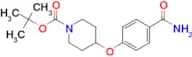 Tert-Butyl 4-(4-carbamoylphenoxy)piperidine-1-carboxylate
