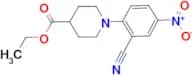 Ethyl 1-(2-cyano-4-nitrophenyl)piperidine-4-carboxylate