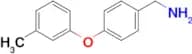 1-[4-(3-methylphenoxy)phenyl]methanamine