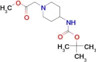Methyl {4-[(tert-butoxycarbonyl)amino]piperidin-1-yl}acetate
