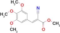 Methyl (2E)-2-cyano-3-(3,4,5-trimethoxyphenyl)acrylate