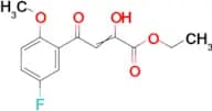 Ethyl 4-(5-fluoro-2-methoxyphenyl)-2,4-dioxobutanoate