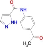 N-(4-acetylphenyl)-1H-pyrazole-3-carboxamide