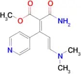 Methyl (2Z,4E)-2-(aminocarbonyl)-5-(dimethylamino)-3-pyridin-4-ylpenta-2,4-dienoate