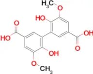 6,6'-dihydroxy-5,5'-dimethoxybiphenyl-3,3'-dicarboxylic acid