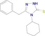5-benzyl-4-cyclohexyl-4H-1,2,4-triazole-3-thiol