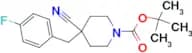 Tert-Butyl 4-cyano-4-(4-fluorobenzyl)piperidine-1-carboxylate