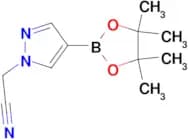 2-(4-(4,4,5,5-Tetramethyl-1,3,2-dioxaborolan-2-yl)-1H-pyrazol-1-yl)acetonitrile