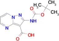 2-(TERT-BUTOXYCARBONYLAMINO)PYRAZOLO[1,5-A]PYRIMIDINE-3-CARBOXYLIC ACID