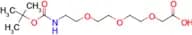 2,2-Dimethyl-4-oxo-3,8,11,14-tetraoxa-5-azahexadecan-16-oic acid