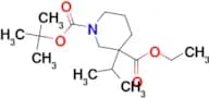 ETHYL 1-BOC-3-ISOPROPYLPIPERIDINE-3-CARBOXYLATE