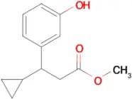 METHYL 3-CYCLOPROPYL-3-(3-HYDROXYPHENYL)PROPANOATE