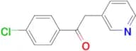 1-(4-CHLOROPHENYL)-2-(3-PYRIDINYL)ETHANONE