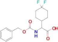 2-(((BENZYLOXY)CARBONYL)AMINO)-2-(4,4-DIFLUOROCYCLOHEXYL)ACETIC ACID
