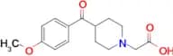 2-(4-(4-METHOXYBENZOYL)PIPERIDIN-1-YL)ACETIC ACID
