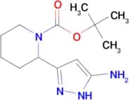 TERT-BUTYL 2-(5-AMINO-1H-PYRAZOL-3-YL)PIPERIDINE-1-CARBOXYLATE