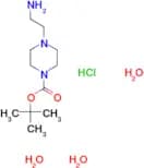 Tert-butyl 4-(2-aminoethyl)-1-piperazinecarboxylate hydrochloride trihydrate