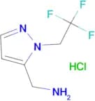 [1-(2,2,2-Trifluoroethyl)-1H-pyrazol-5-yl]methylamine hydrochloride