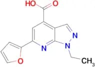1-ethyl-6-(2-furyl)-1H-pyrazolo[3,4-b]pyridine-4-carboxylic acid