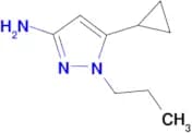 5-cyclopropyl-1-propyl-1H-pyrazol-3-amine