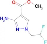 Methyl 3-amino-1-(2,2-difluoroethyl)-1H-pyrazole-4-carboxylate
