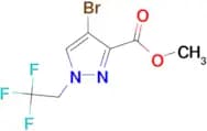 Methyl 4-bromo-1-(2,2,2-trifluoroethyl)-1H-pyrazole-3-carboxylate