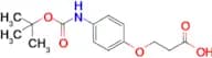 3-(4-tert-Butoxycarbonylaminophenoxy)propionic acid