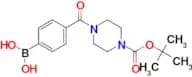 (4-(4-(tert-Butoxycarbonyl)piperazine-1-carbonyl)phenyl)boronic acid