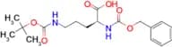 (S)-2-(((Benzyloxy)carbonyl)amino)-5-((tert-butoxycarbonyl)amino)pentanoic acid