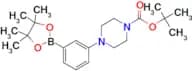 Tert-Butyl 4-(3-(4,4,5,5-tetramethyl-1,3,2-dioxaborolan-2-yl)phenyl)piperazine-1-carboxylate