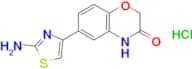 6-(2-Aminothiazol-4-yl)-2H-benzo[b][1,4]oxazin-3(4H)-one hydrochloride