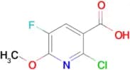 2-Chloro-5-fluoro-6-methoxynicotinic acid