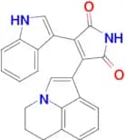 3-(5,6-Dihydro-4H-pyrrolo[3,2,1-ij]quinolin-1-yl)-4-(1H-indol-3-yl)-1H-pyrrole-2,5-dione