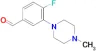 4-Fluoro-3-(4-methylpiperazin-1-yl)benzaldehyde