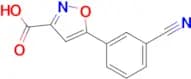 5-(3-Cyanophenyl)isoxazole-3-carboxylic acid