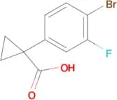1-(4-Bromo-3-fluorophenyl)cyclopropanecarboxylic acid