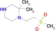 2,2-Dimethyl-1-(2-(methylsulfonyl)ethyl)piperazine