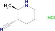 (2R,3S)-2-Methylpiperidine-3-carbonitrile hydrochloride