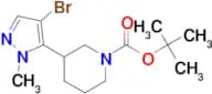 Tert-Butyl 3-(4-bromo-1-methyl-1H-pyrazol-5-yl)piperidine-1-carboxylate